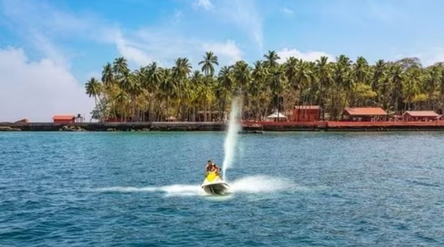 Ross Island in andaman