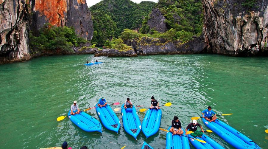 kayaking in andaman