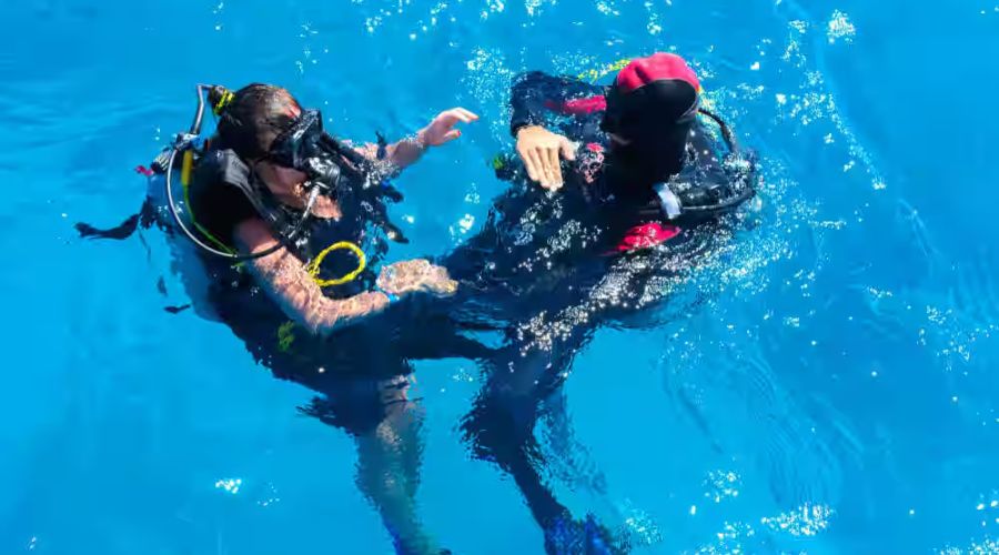 scuba diving course